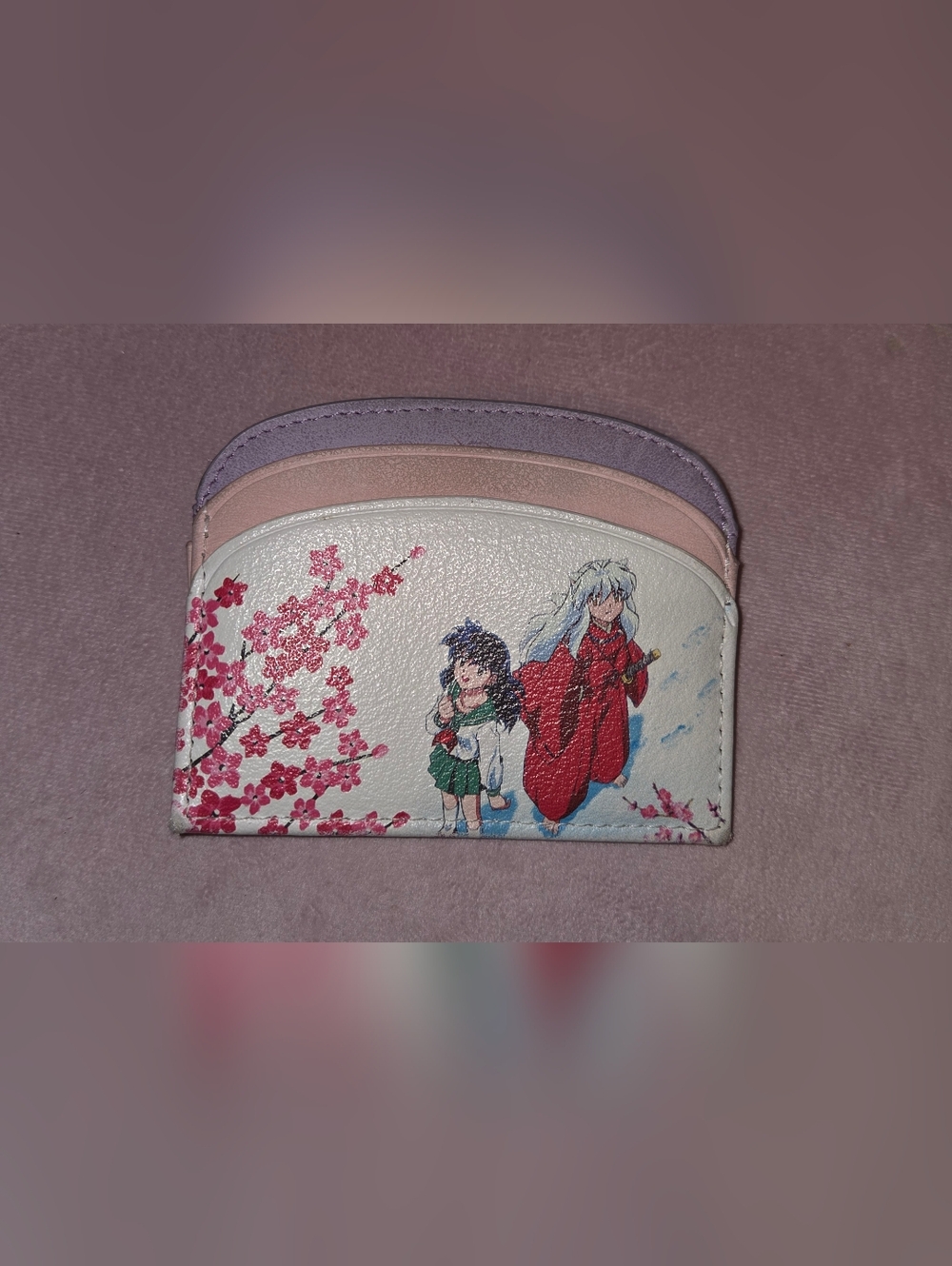 BoxLunch exclusive InuYasha & Kagome Cherry Blossoms cardholder